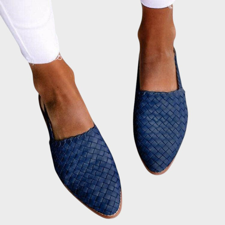 Esme | Comfortable Woven Slingback Flats