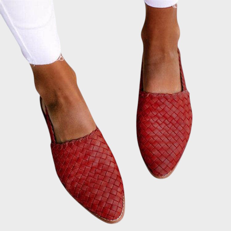 Esme | Comfortable Woven Slingback Flats