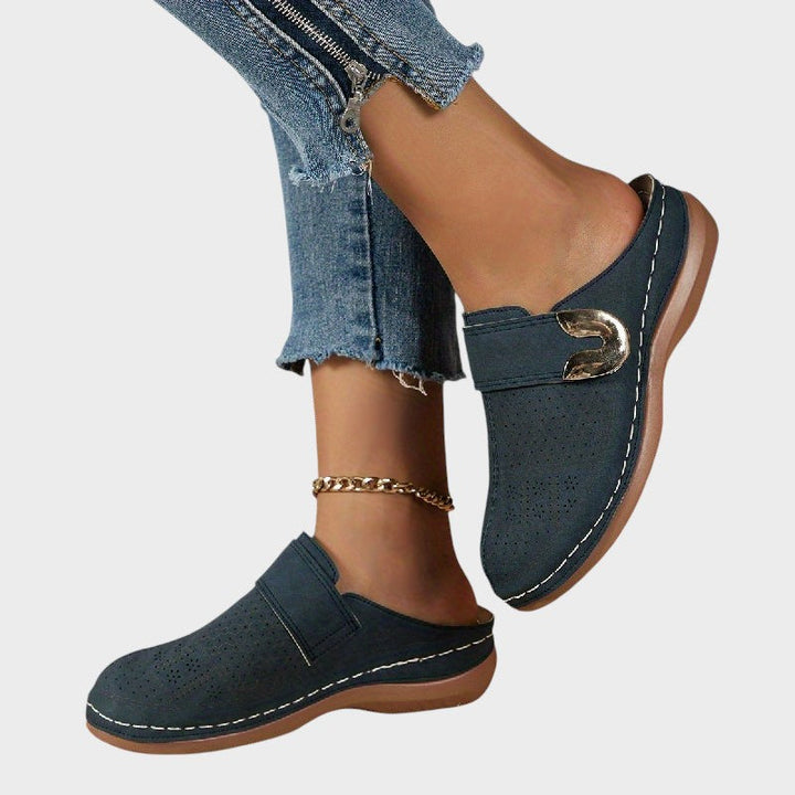 Ruby  | Stylish Slip-On Mules with Effortless Comfort
