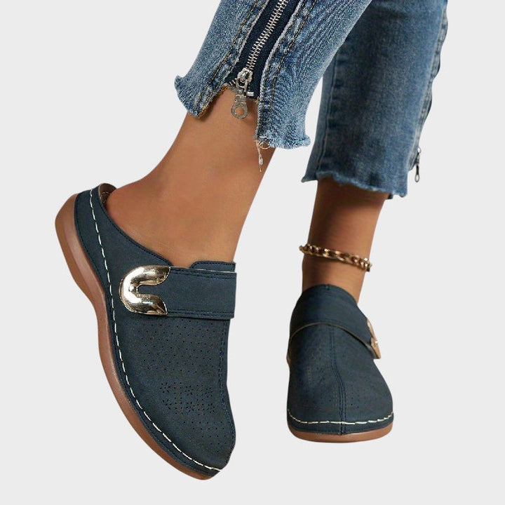 Ruby  | Stylish Slip-On Mules with Effortless Comfort