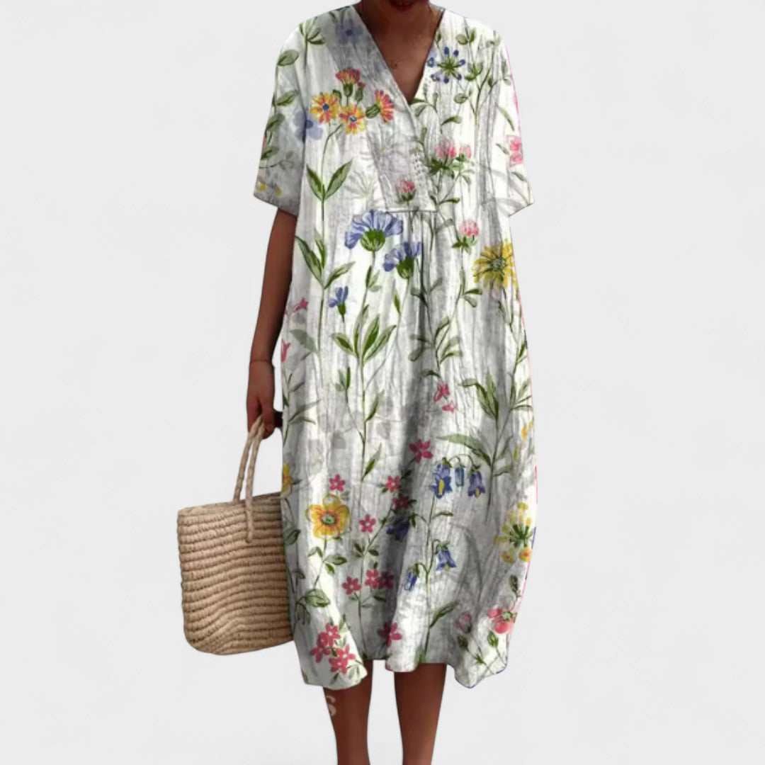 ODA | Elegant Floral Dress