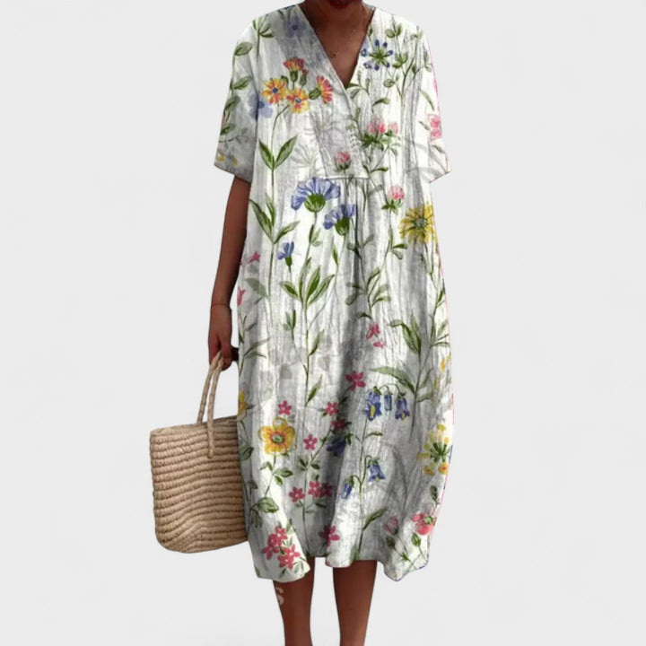 ODA | Elegant Floral Dress