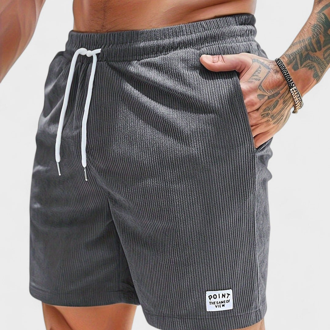 Elliott | Velvet shorts with light stretch