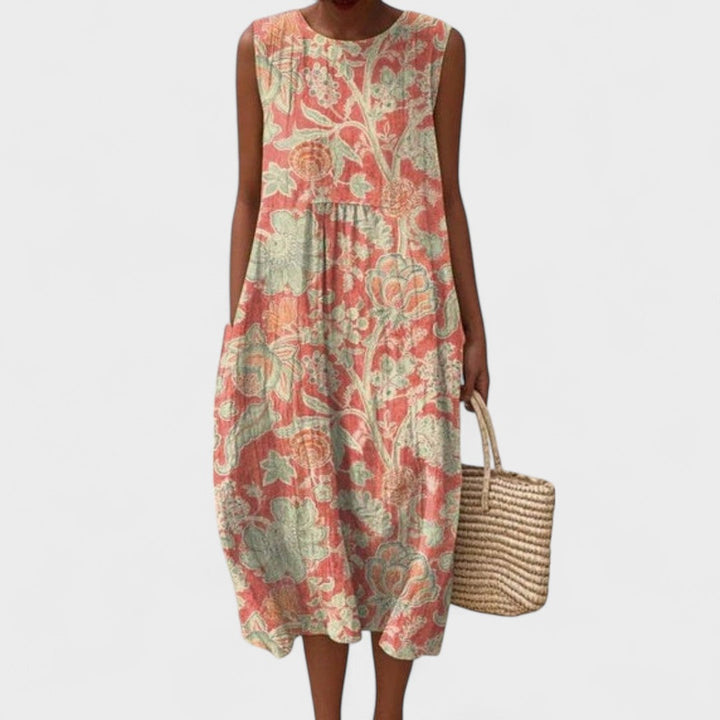KARLA | Vintage Dress with Flowers
