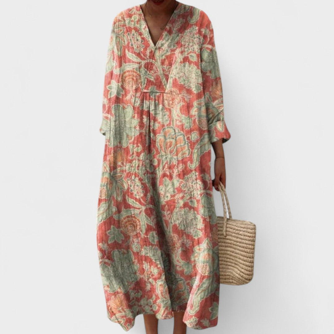 KARLA | Vintage Dress with Flowers