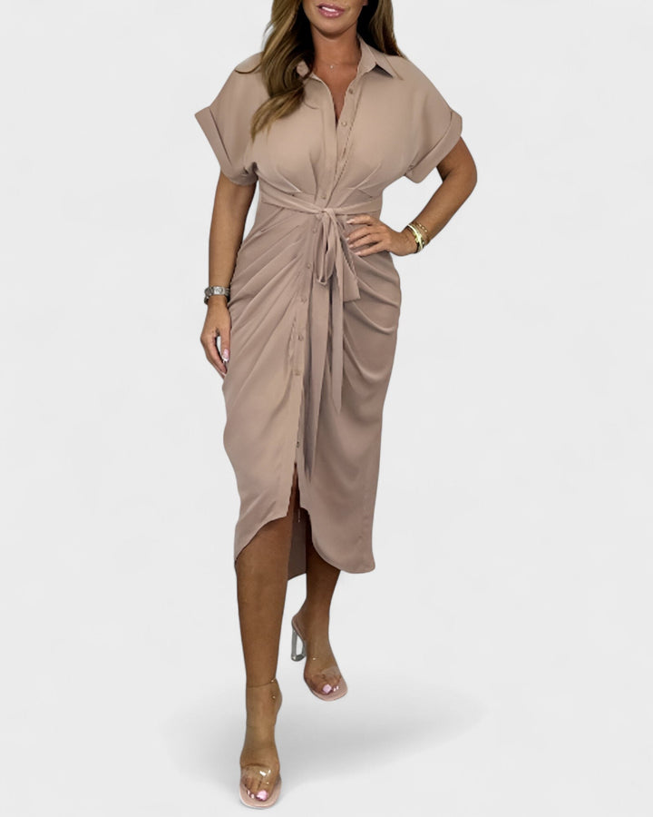 NOA | Elegant Pleated Dress