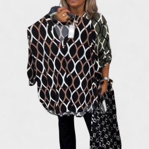 Elvira | Relaxed blouse with long sleeves