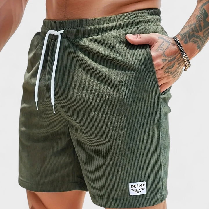 Elliott | Velvet shorts with light stretch