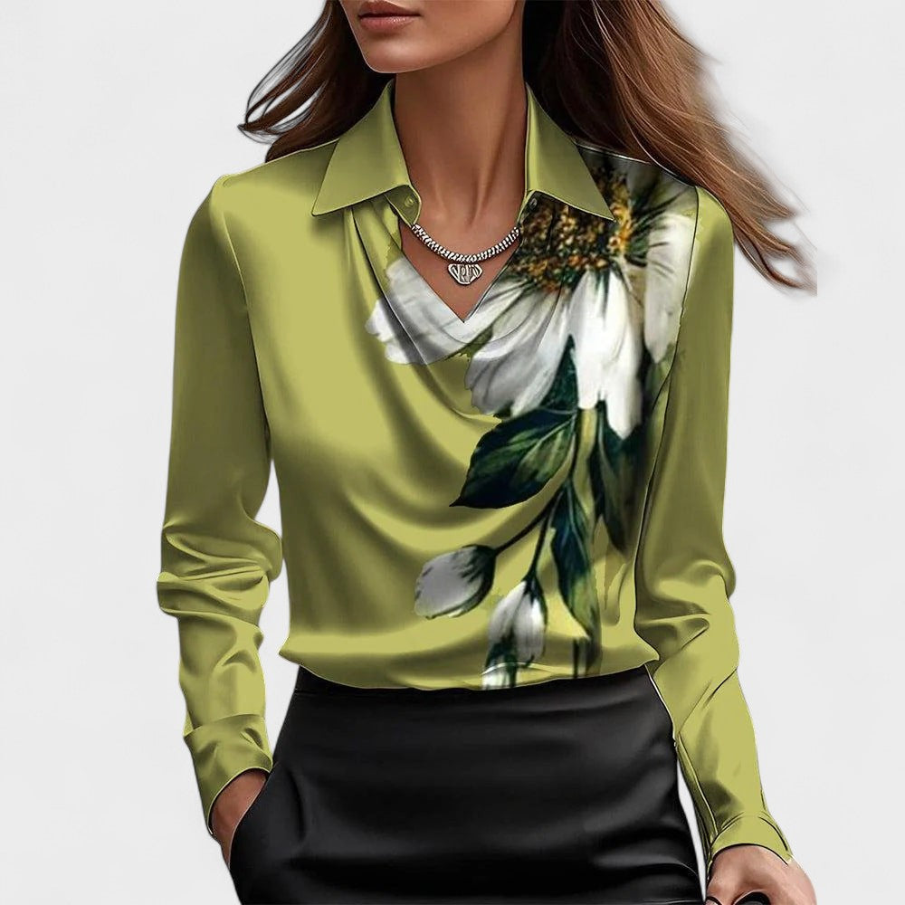 HANNAH | Elegant Satin Blouse