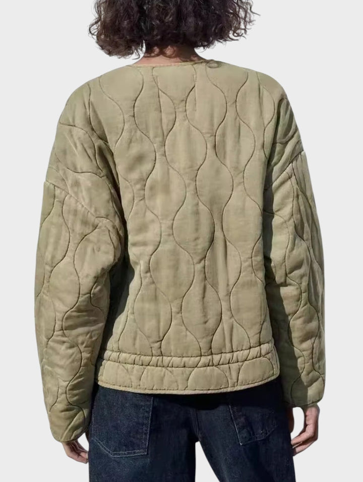 Celina | Stylish Quilted Jacket with Zipper