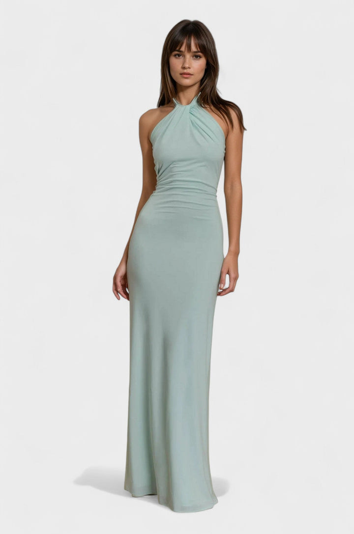 Benedicte | Halter Maxi Dress