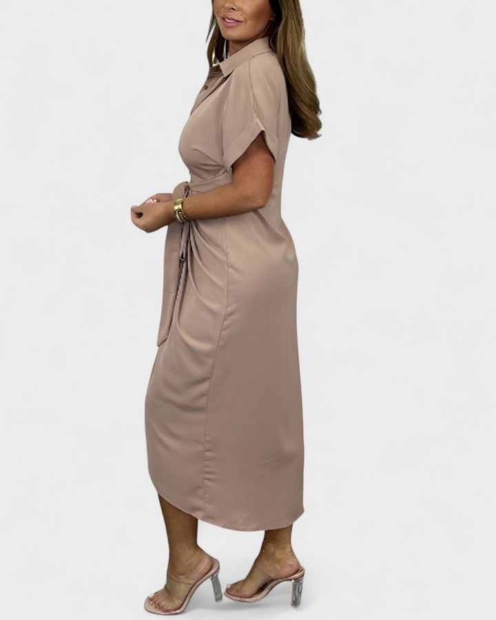 NOA | Elegant Pleated Dress