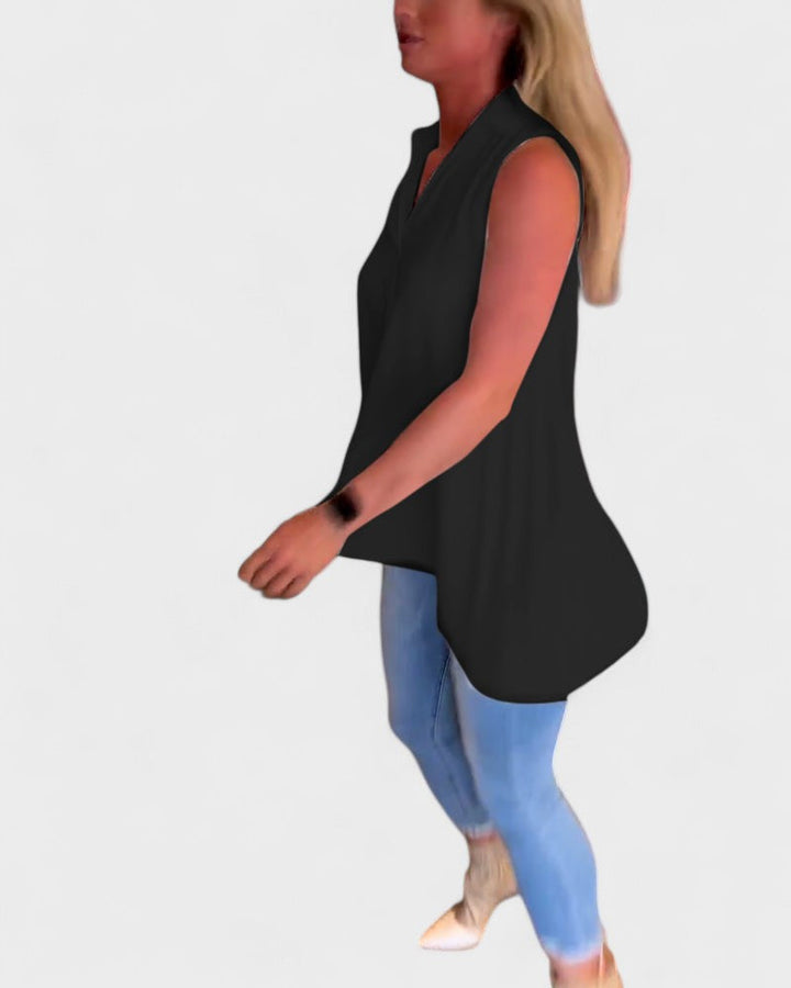 NANA | Sleeveless ruffled shirt