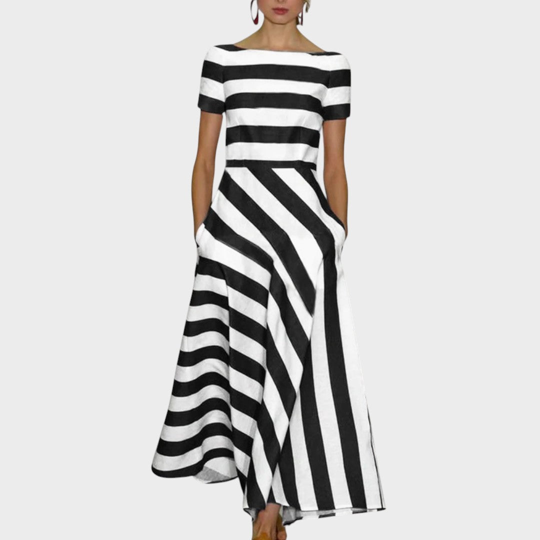ASTA | Handmade Long Striped Dress