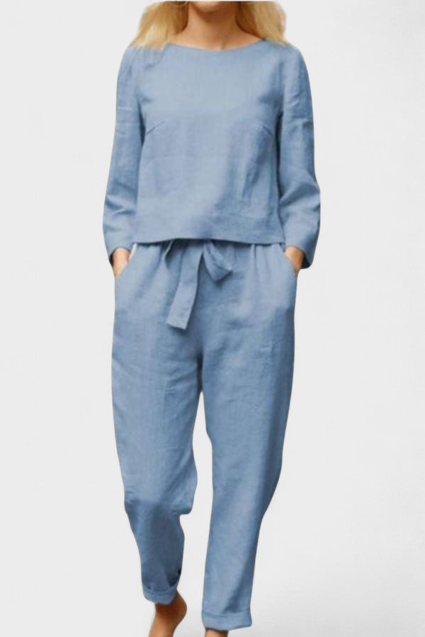 NICOLINE | Linen two-piece set