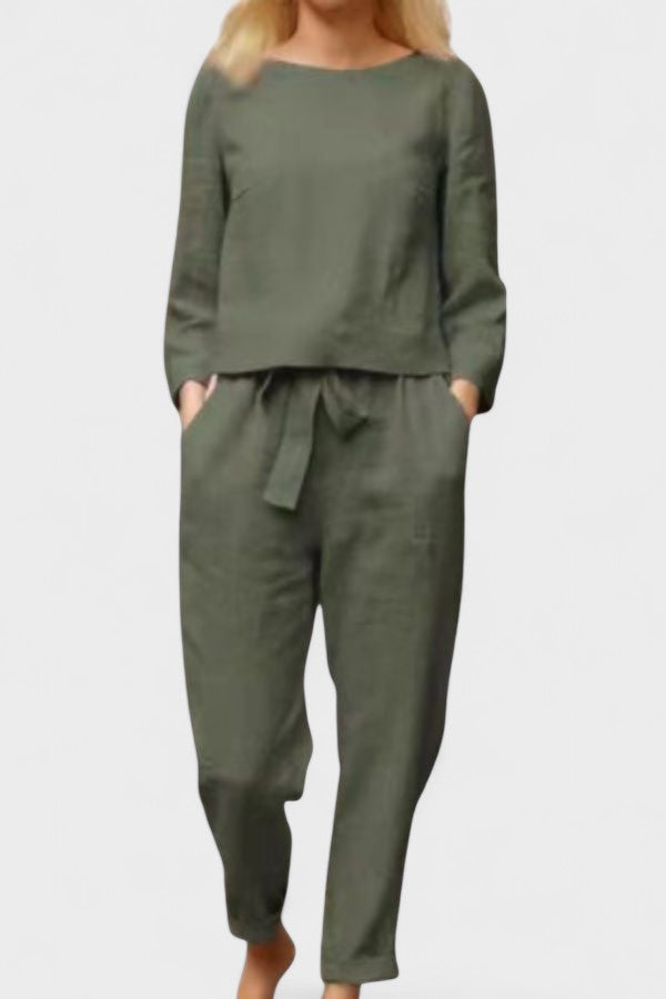 NICOLINE | Linen two-piece set