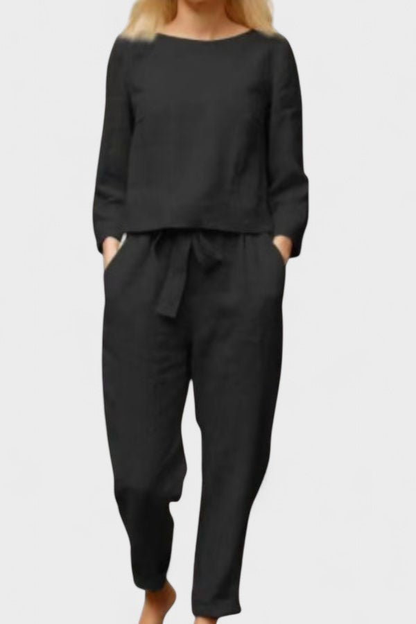 NICOLINE | Linen two-piece set