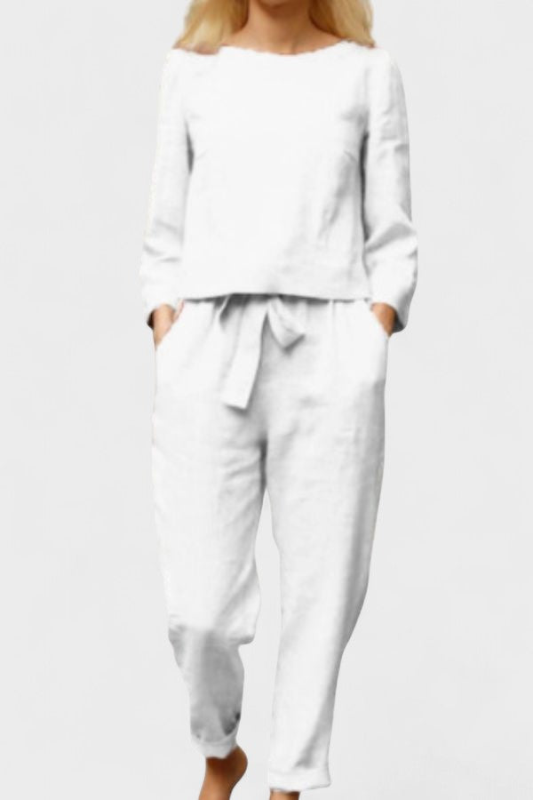 NICOLINE | Linen two-piece set