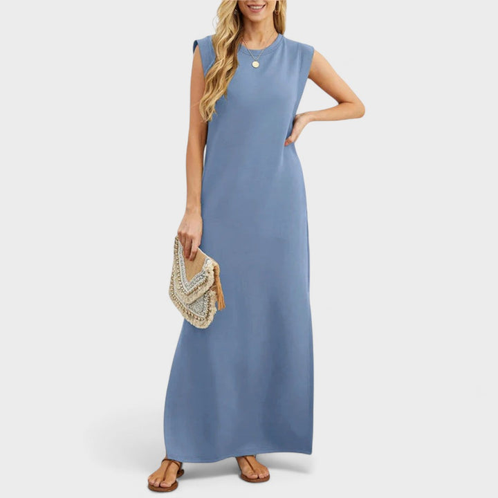 BIRTE | Long flowy wrinkle-free dress
