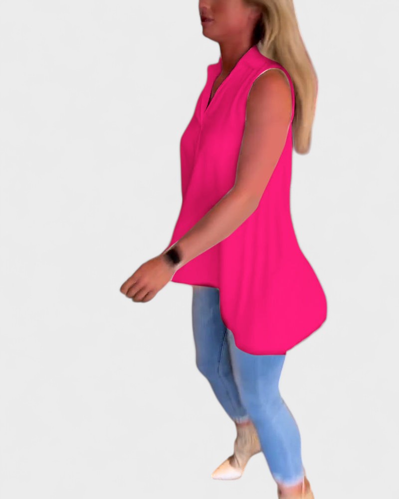 NANA | Sleeveless ruffled shirt