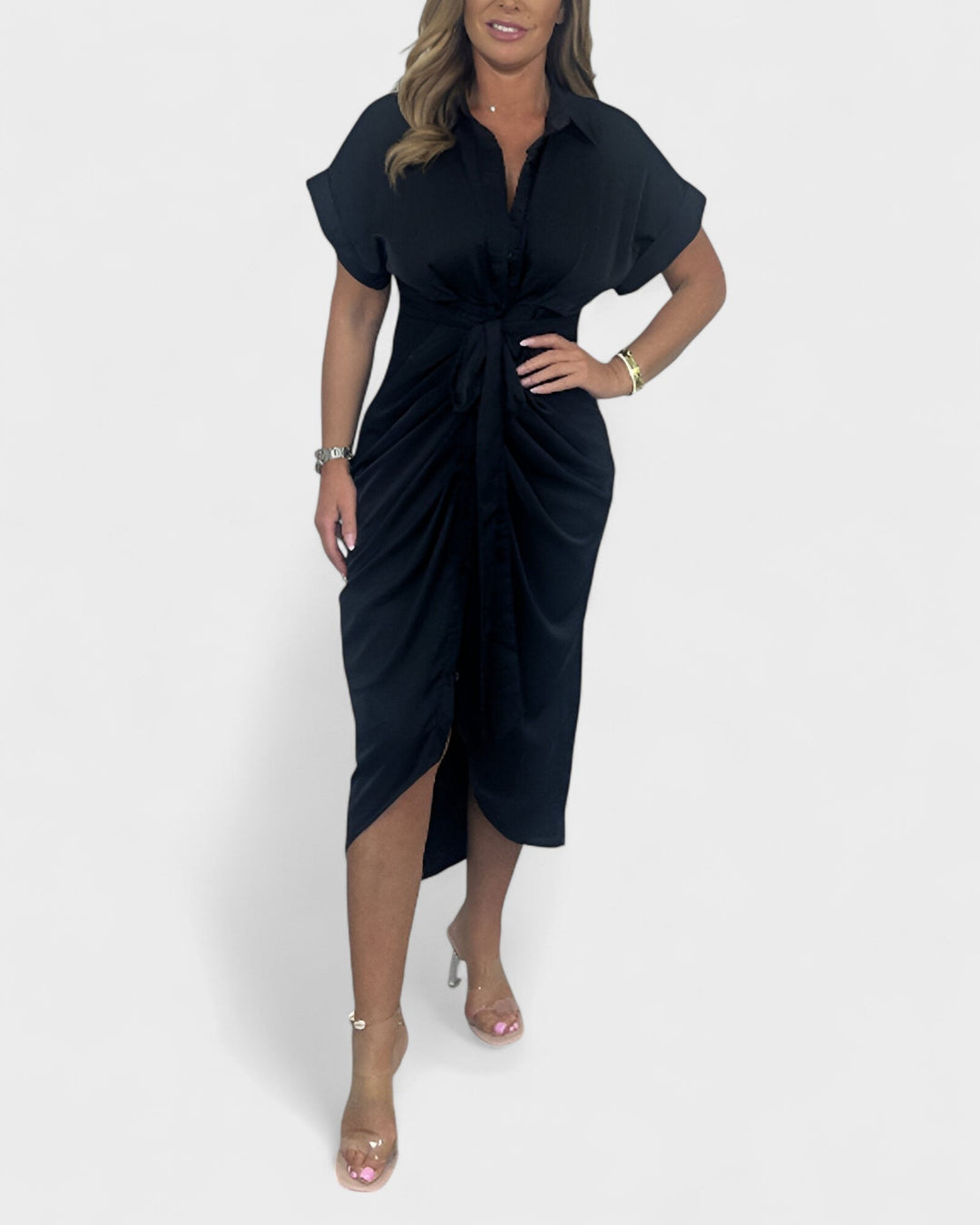 NOA | Elegant Pleated Dress