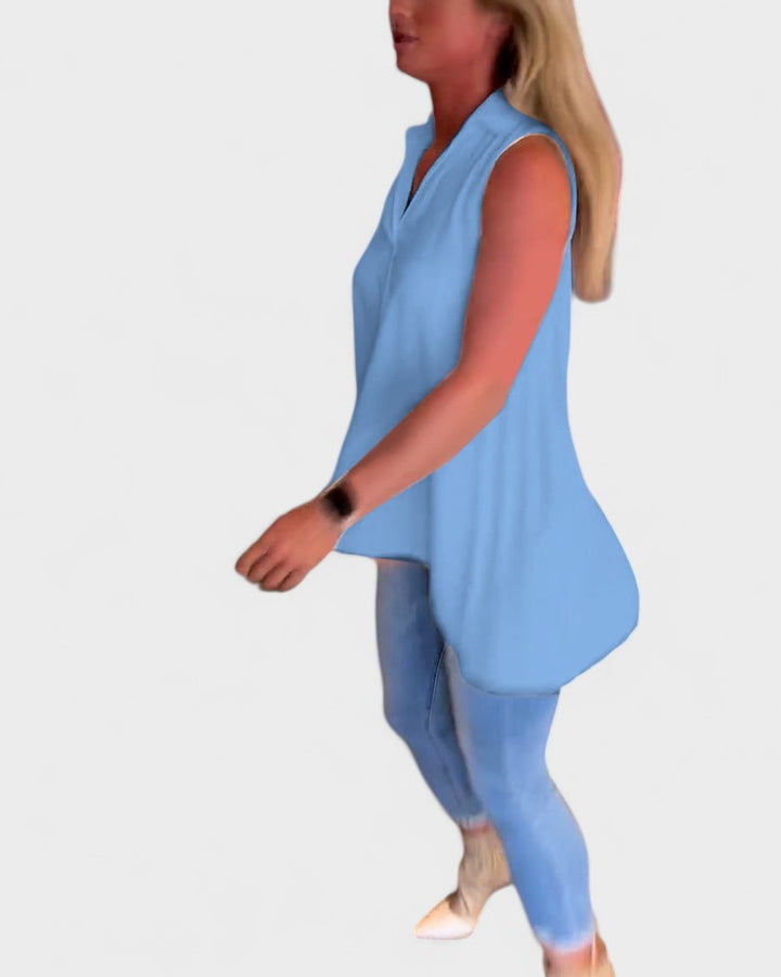 NANA | Sleeveless ruffled shirt