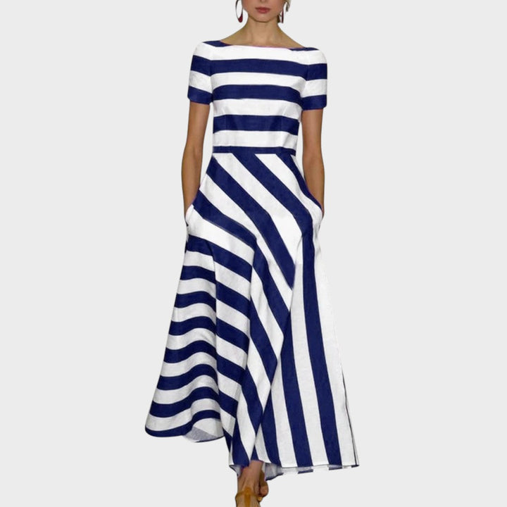 ASTA | Handmade Long Striped Dress