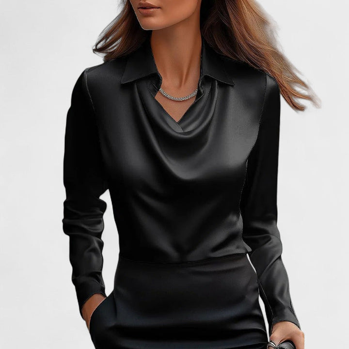 HANNAH | Elegant Satin Blouse
