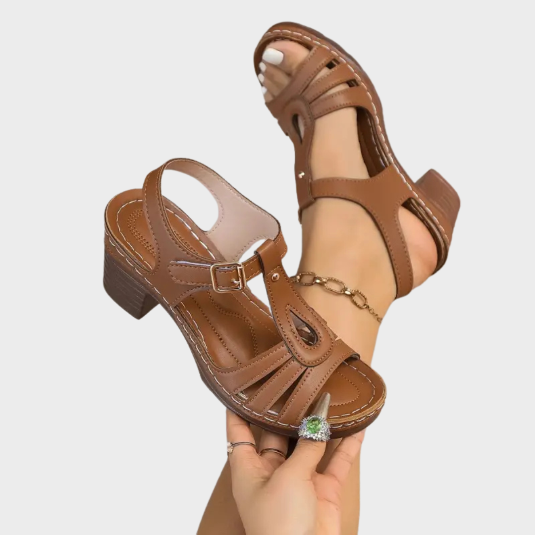 Ffion | Orthopedic Sandals with Heel