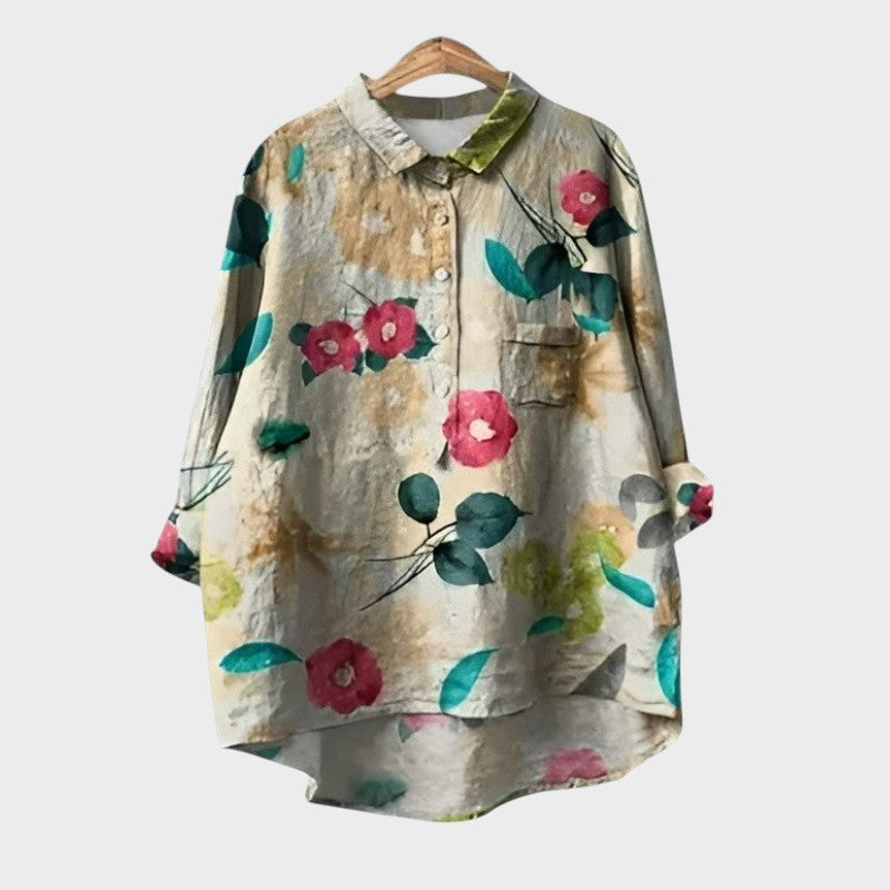 Emma | Classic Flower Blouse