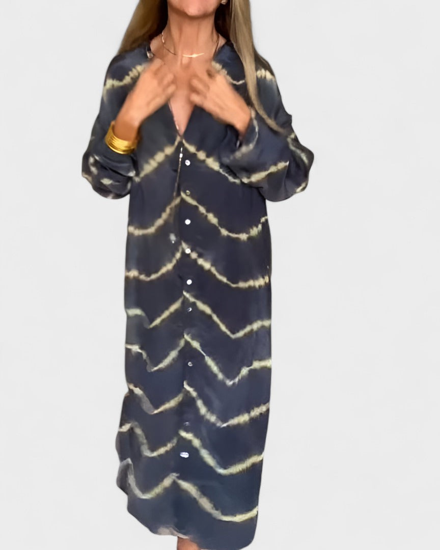 KIM | Boho striped maxi dress