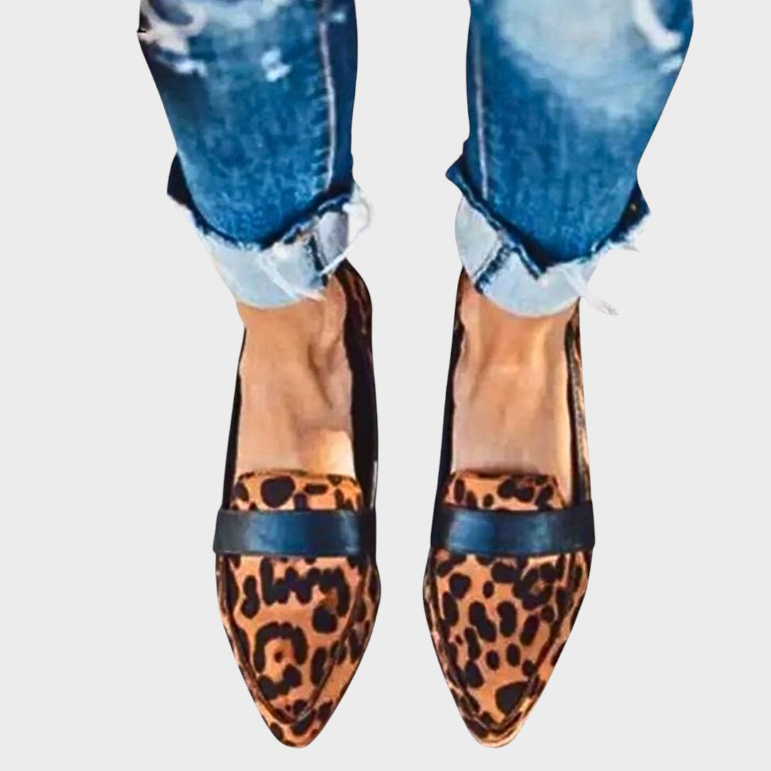 Rose | Suede Loafers with Pointed Toe