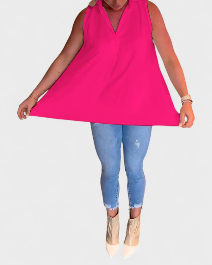 NANA | Sleeveless ruffled shirt