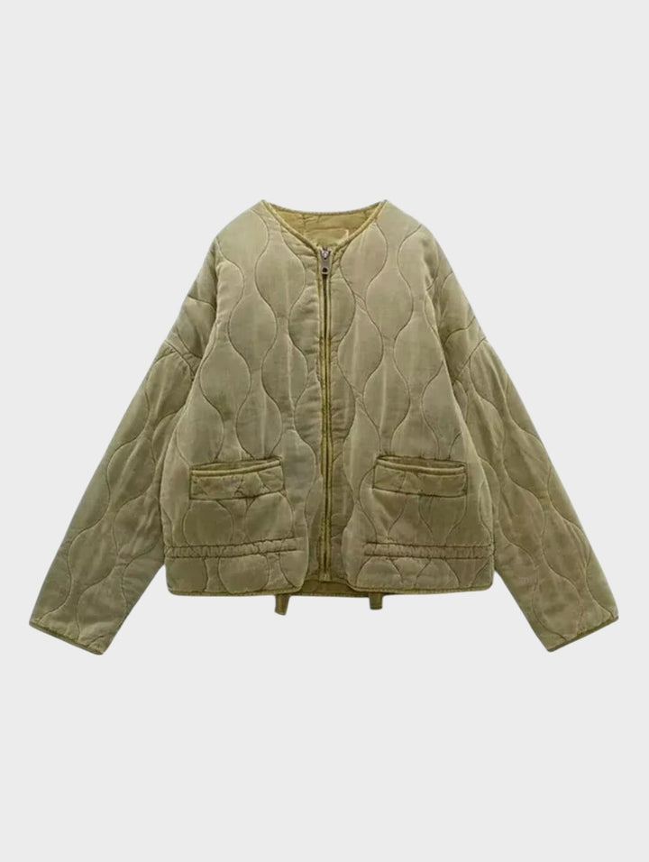 Celina | Stylish Quilted Jacket with Zipper