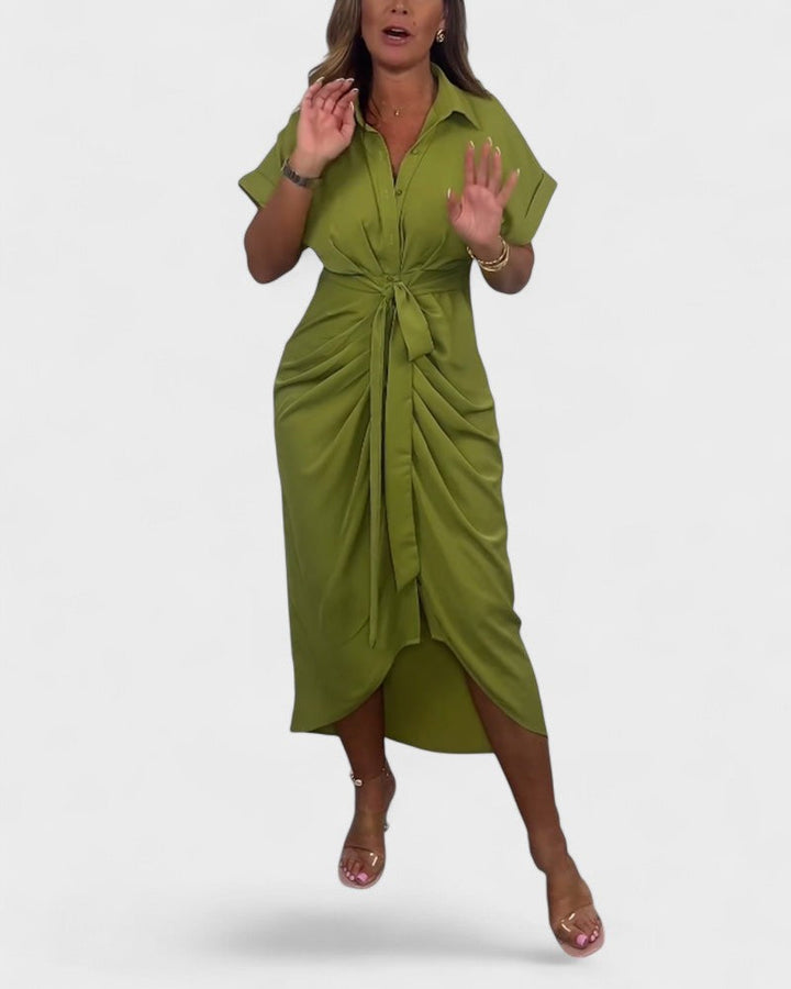 NOA | Elegant Pleated Dress
