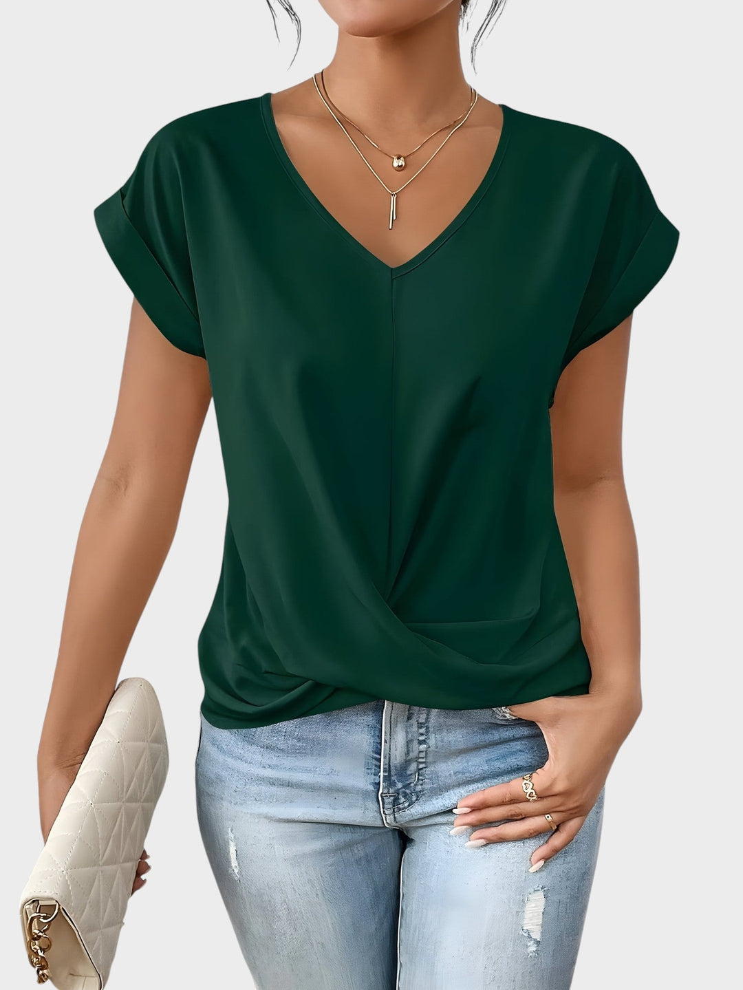 MIA | Casual V-Neck T-Shirt