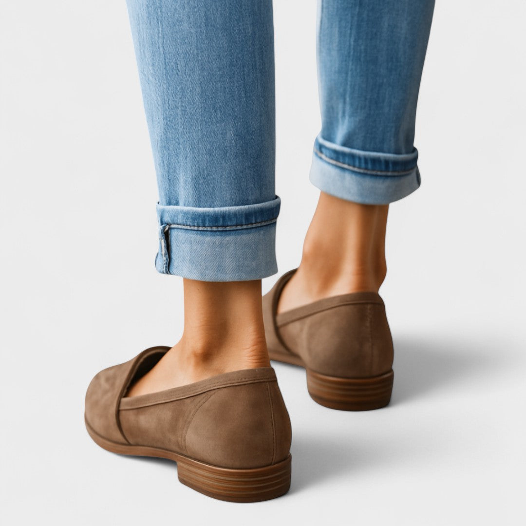Imogen | Mocha Suede Ankle Boots