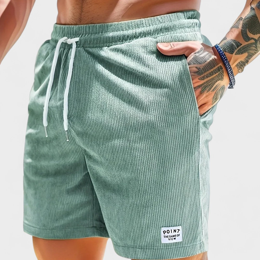 Elliott | Velvet shorts with light stretch