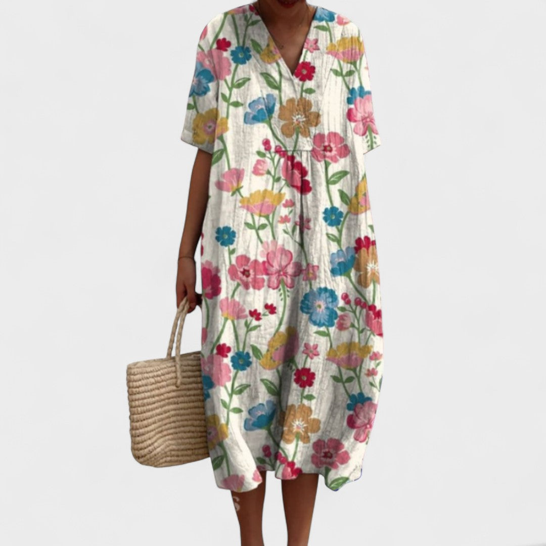 ODA | Elegant Floral Dress
