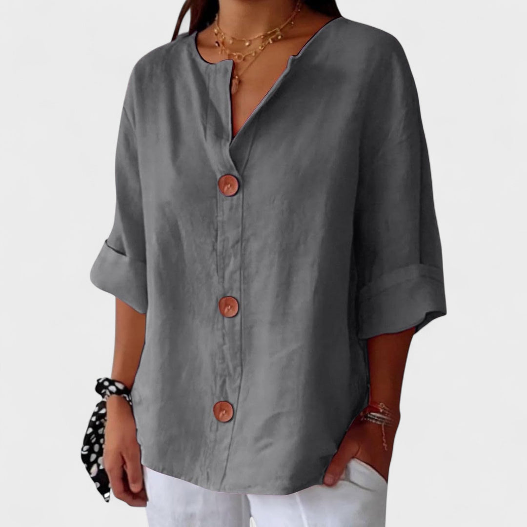 MORWEN | Casual linen blouse