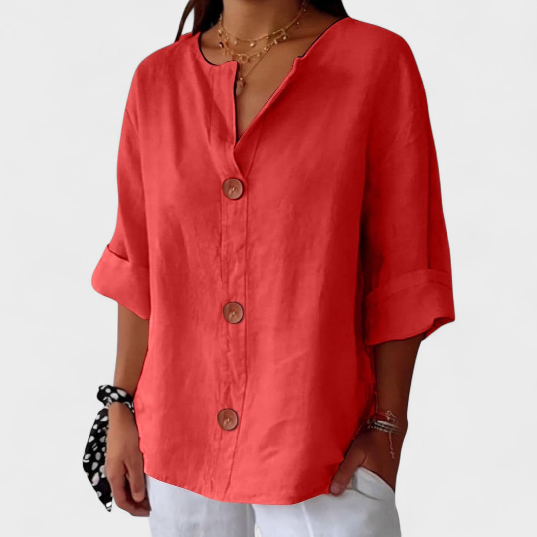 MORWEN | Casual linen blouse
