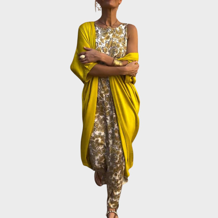 MONA | Elegant Dress with Cardigan
