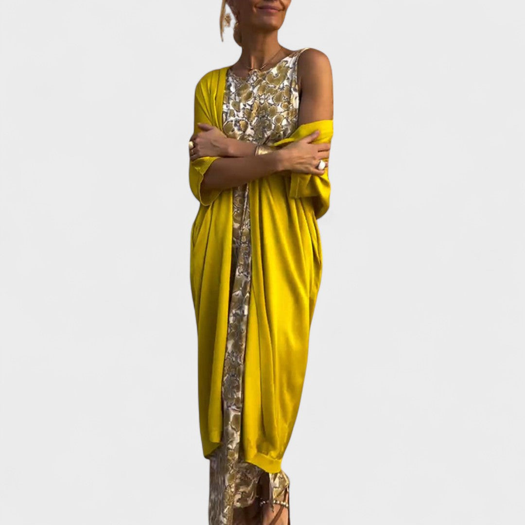 MONA | Elegant Dress with Cardigan