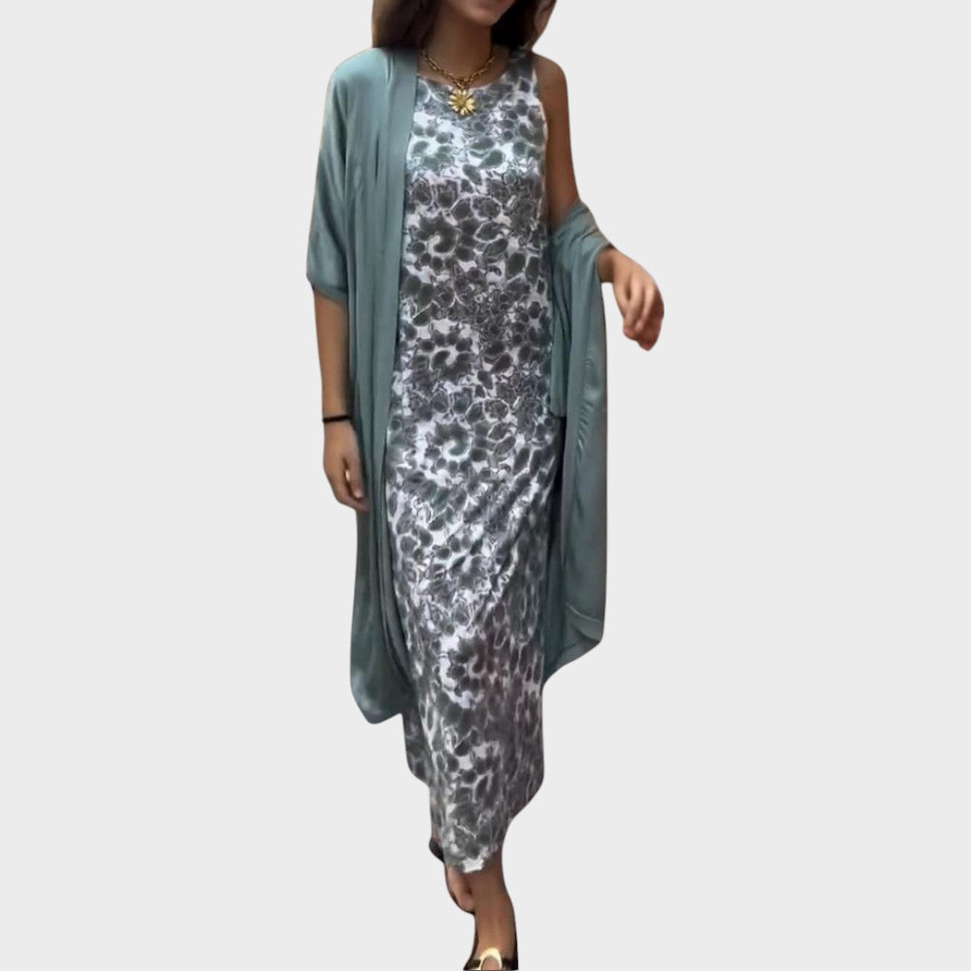 MONA | Elegant Dress with Cardigan