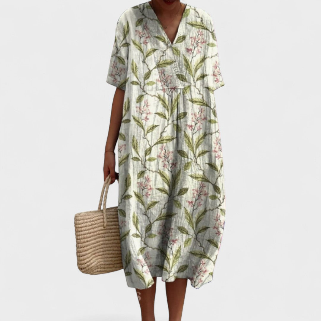 ODA | Elegant Floral Dress