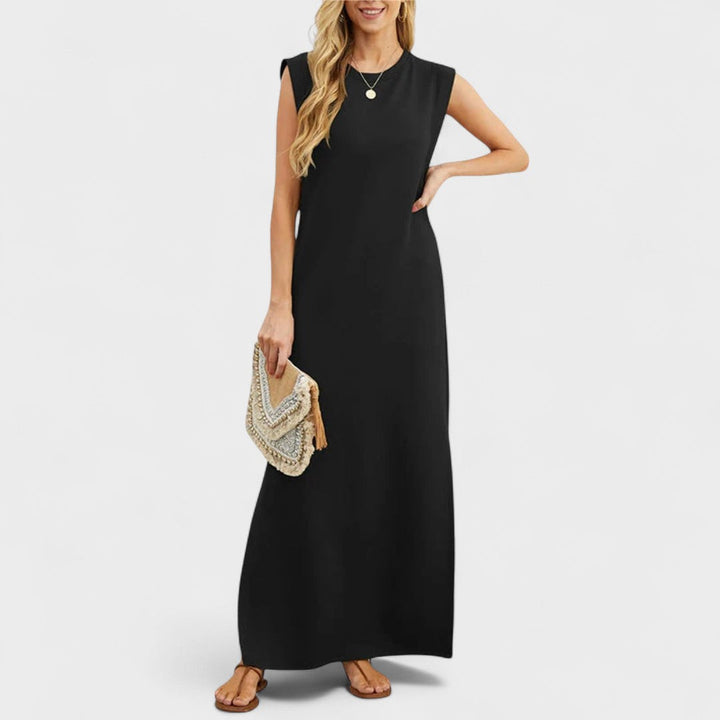 BIRTE | Long flowy wrinkle-free dress