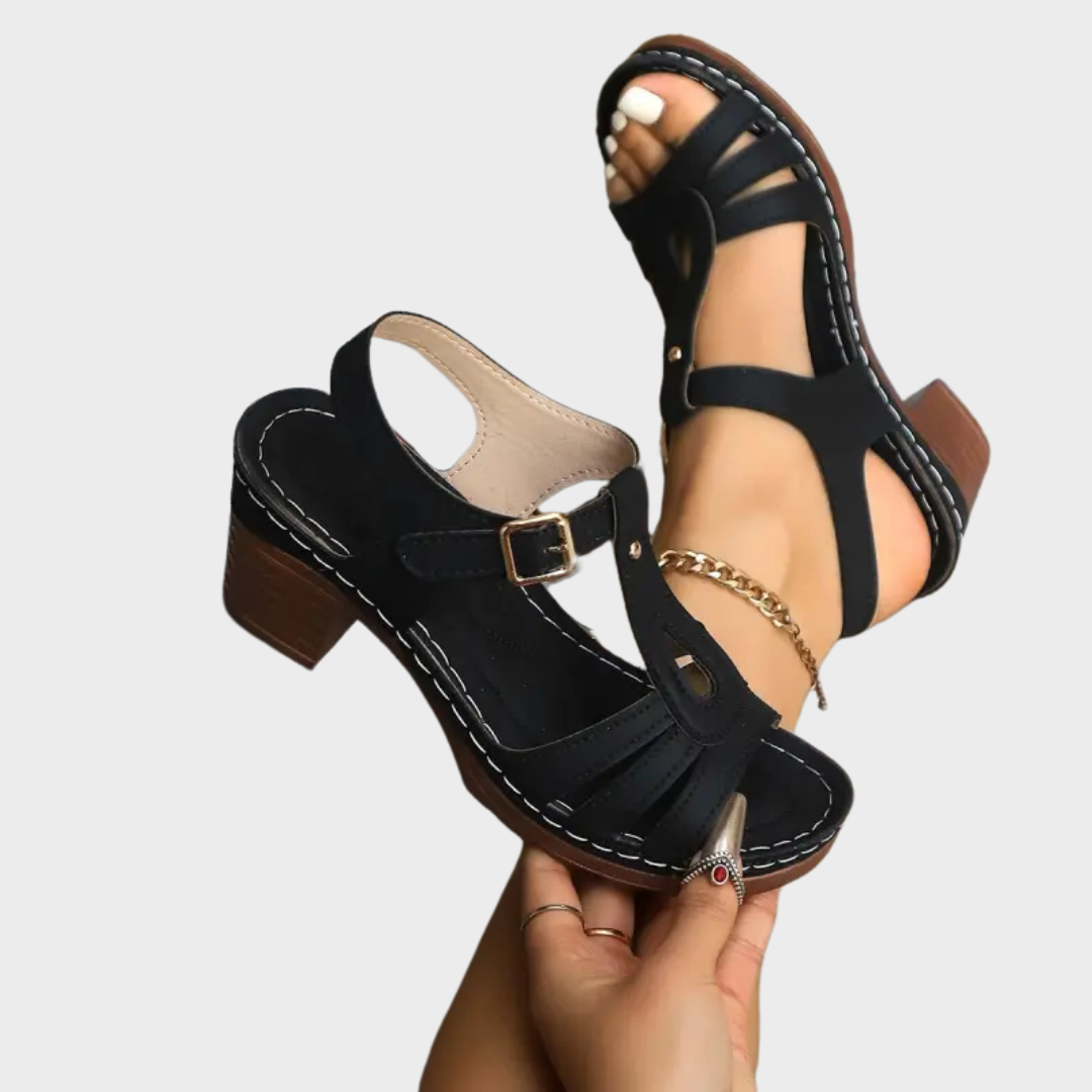 Ffion | Orthopedic Sandals with Heel