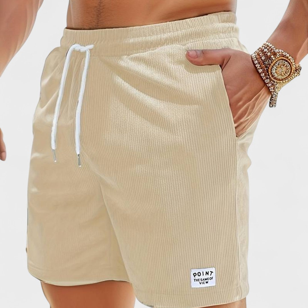 Elliott | Velvet shorts with light stretch