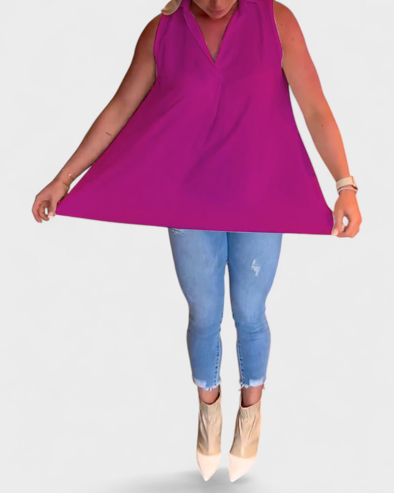 NANA | Sleeveless ruffled shirt