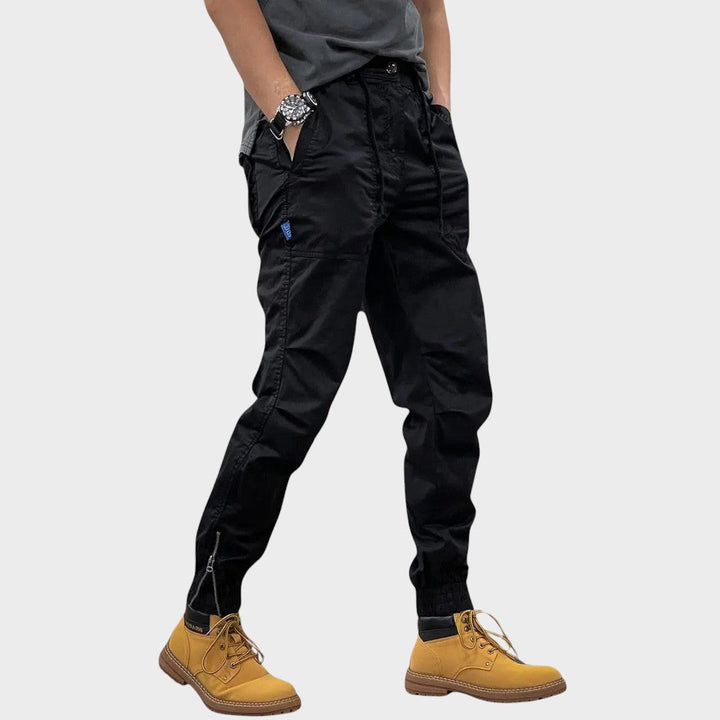 Elijah - Stretch cargo trousers with pockets